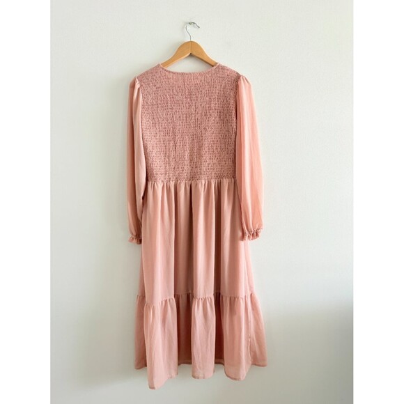 Jillian Harris Grace Midi Dress Mad About Style Fall 2023 Jilly Box NWT Rose - Picture 6 of 8